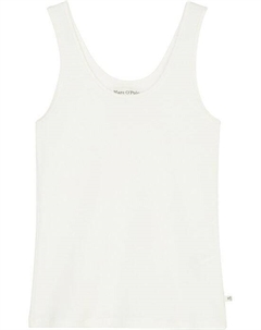 Легендарная майка в рубчик, белый Marc o'polo