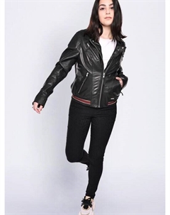 Кожаный пиджак, черный Mustang