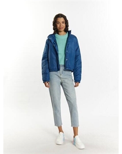 Легкая утепленная куртка-блузон, синий Mymo