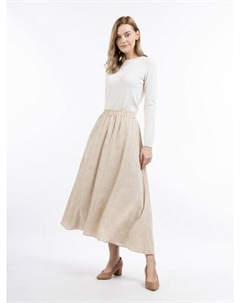 Юбка макси, бежевый Dreimaster