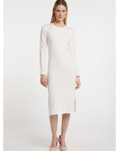 Трикотажное платье, белый Dreimaster