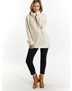 Свитер с высоким воротом, бежевый Usha