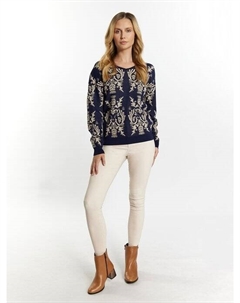 Вязаная кофта, синий Usha