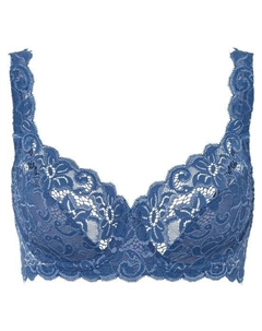 Моменты с бюстгальтером на косточках, синий Hanro