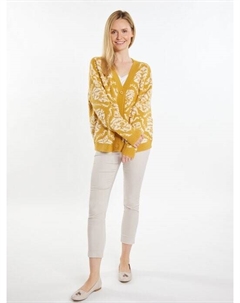 Вязаный кардиган, желтый Usha