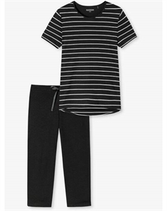 Пижама 95/5, черный Schiesser