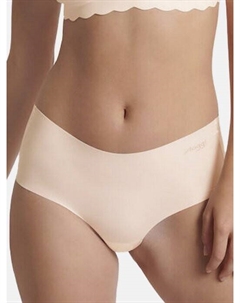 Короткие трусы, 6 шт., микрофибра нулевая, бежевый Sloggi