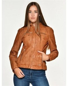 Кожаный пиджак, коричневый Mustang