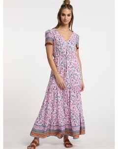 Платье макси с цветочным принтом, розовый Usha