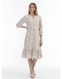 Платье миди с цветочным принтом, мультиколор Usha