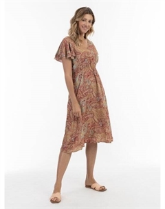 Платье с принтом пейсли, мультиколор Usha