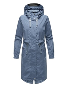 Короткое пальто серебристый жемчуг, синий Navahoo