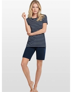 Пижама с короткими рукавами для сна, синий Schiesser