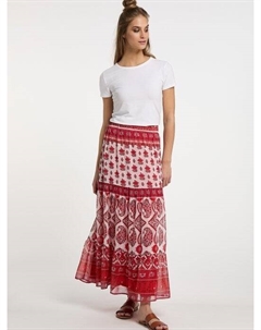 Многоярусная юбка, красный Usha