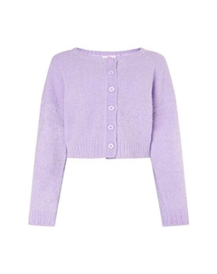 Вязаный кардиган, фиолетовый Mymo