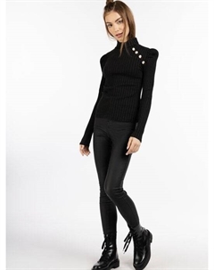 Свитер в рубчик, черный Mymo