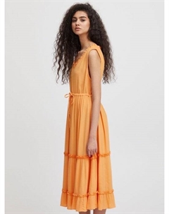 Линейное платье erarro, оранжевый Ichi