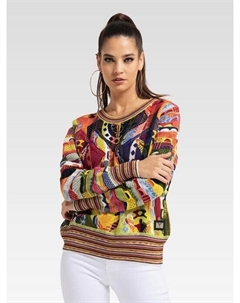 Вязаный свитер кассиолари, белый Carlo colucci