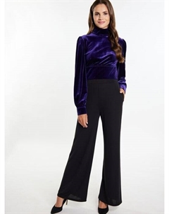 Блузка из эластичного бархата, фиолетовый Faina