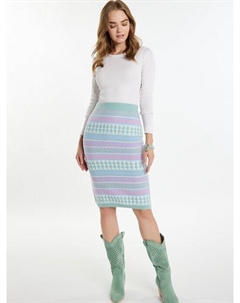 Вязаная юбка, зеленый Izia