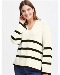 Вязаный свитер-фралли, белый Fransa