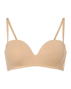 Бюстгальтер с мягкой подкладкой, без косточек, многофункциональные бретели, бежевый Skiny