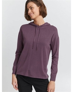 Пуловер с капюшоном, фиолетовый Fransa