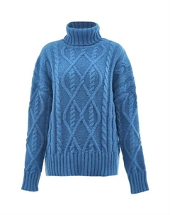 Свитер с высоким воротом, бирюзовый Mymo
