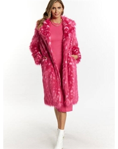 Шуба из искусственного меха, розовый Faina