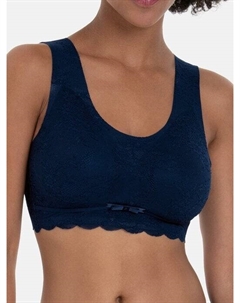 Бюстгальтер без косточек из кружева, синий Anita
