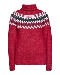 Вязаная кофта, красный Usha