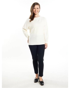 Свитер с жемчугом, белый Usha