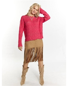 Вязаная кофта, розовый Izia