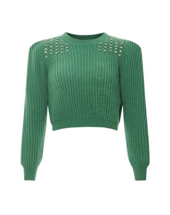 Пуловер, зеленый Faina