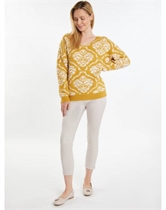 Вязаная кофта, желтый Usha