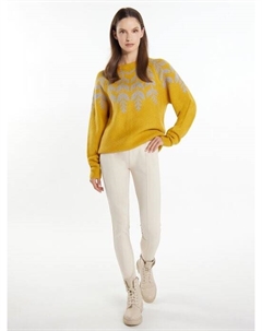 Вязаный свитер, желтый Usha