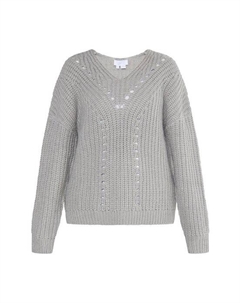 Вязаная кофта, серый Usha