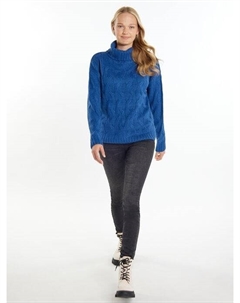 Вязаная кофта, синий Mymo