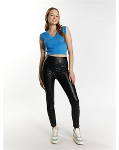 Вязаный жилет-свитер, синий Mymo