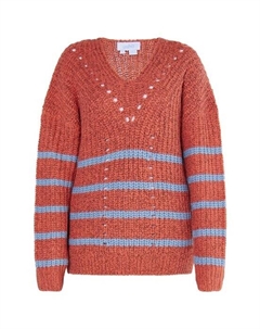 Вязаная кофта, красный Usha