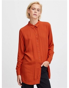 Блузка с длинными рукавами, оранжевый Ichi