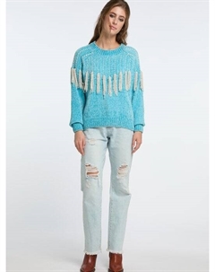 Вязаная кофта, бирюзовый Izia