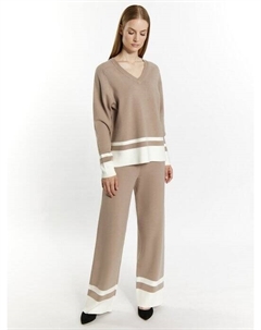 Вязаная кофта, коричневый Dreimaster