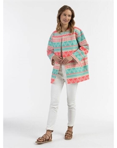 Тканое полупальто, розовый Izia