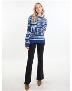 Пуловер, синий Izia