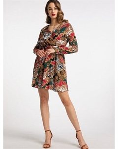 Платье миди, мультиколор Faina