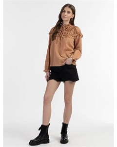 Блузка, коричневый Dreimaster