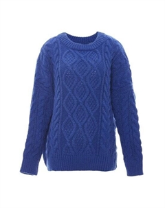 Пуловер, синий Mymo
