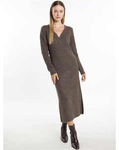 Вязаная кофта, коричневый Dreimaster