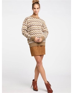 Вязаный свитер, коричневый Usha